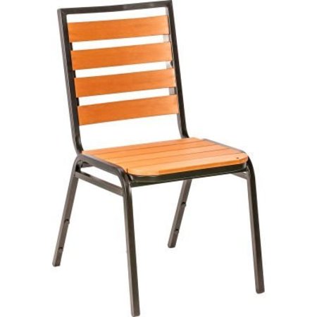 LORELL Lorell® Teak Outdoor Chair - Pack of 4 LLR42685